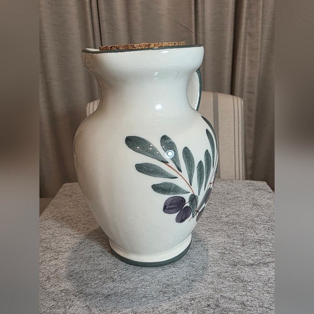 Handmade and Handpainted Italian ceramic pitcher by Fortebraccio. - Picture 2 of 10
